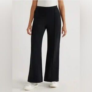 Scoop Women's Black Wide-Leg Pants